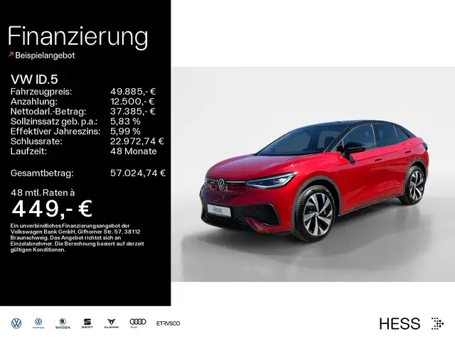 Volkswagen ID.5 Pro 77 kWh SHZ*Wärmepumpe*NAV*IQ.LIGHT