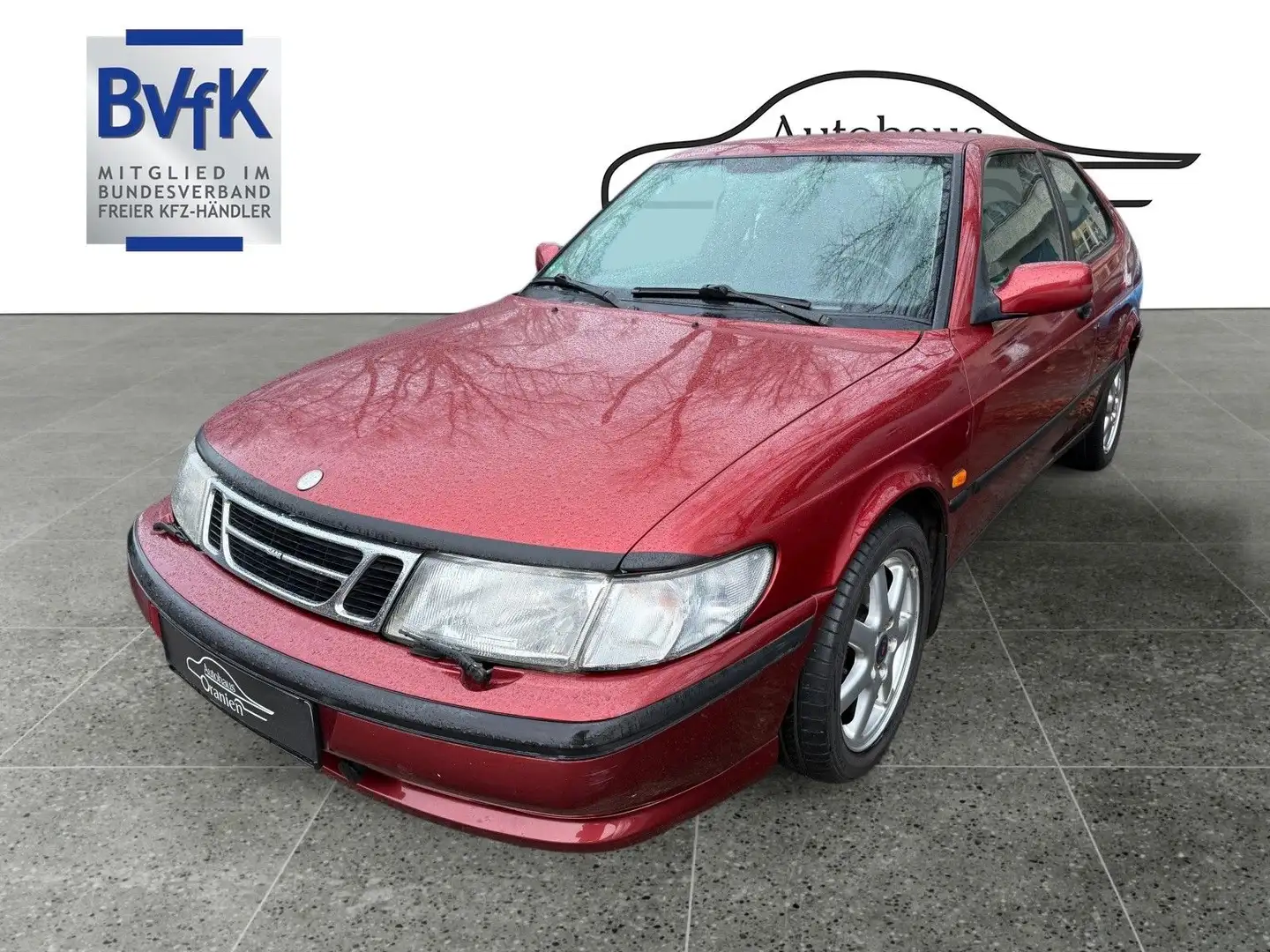 Saab 9-3 AUTOMATIK,LEDER,TÜV 07/2027 Rot - 1