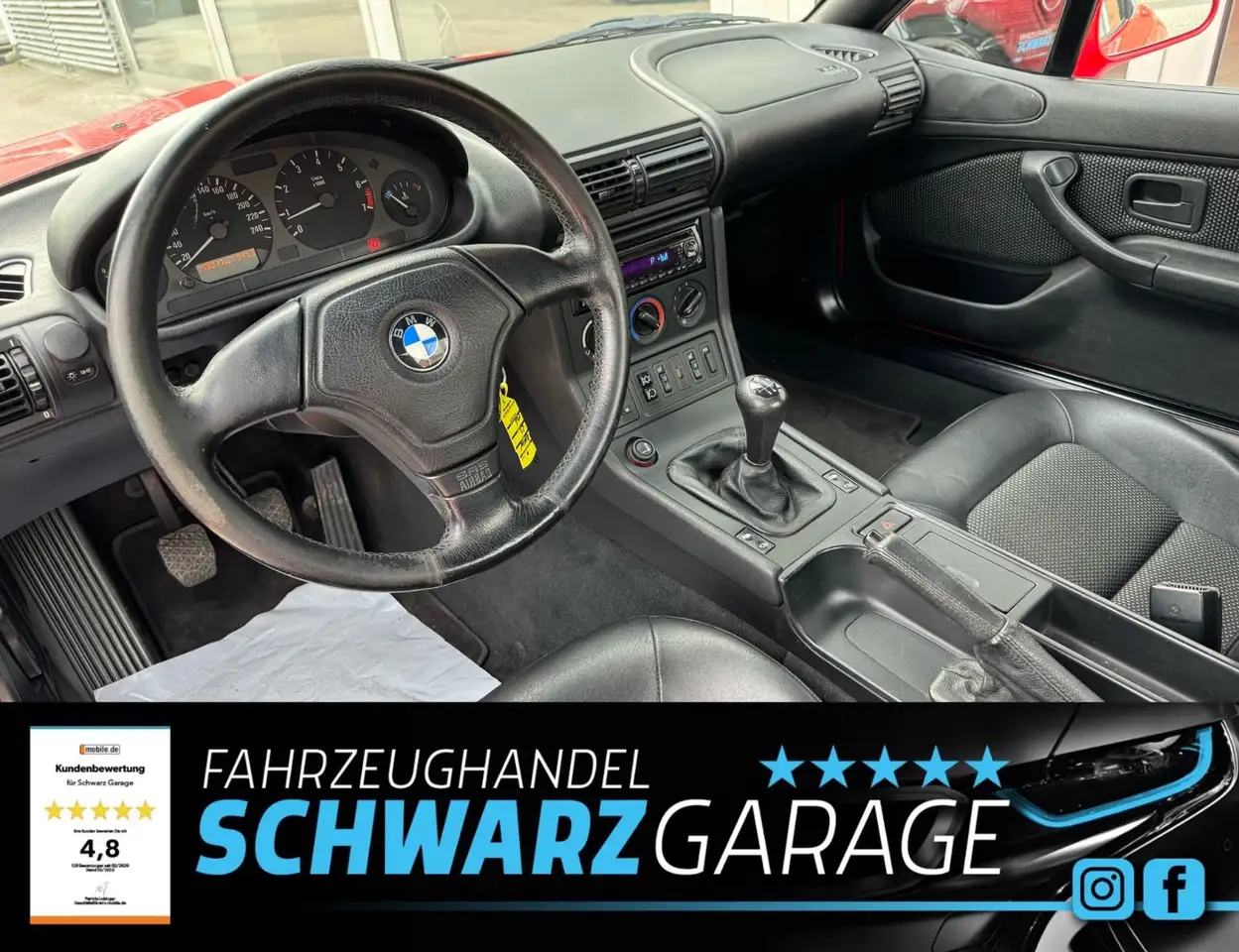 BMW Z3 *SCHNITZER*ALU*TÜV-NEU*TEILLEDER*KLIMA*, foto 7