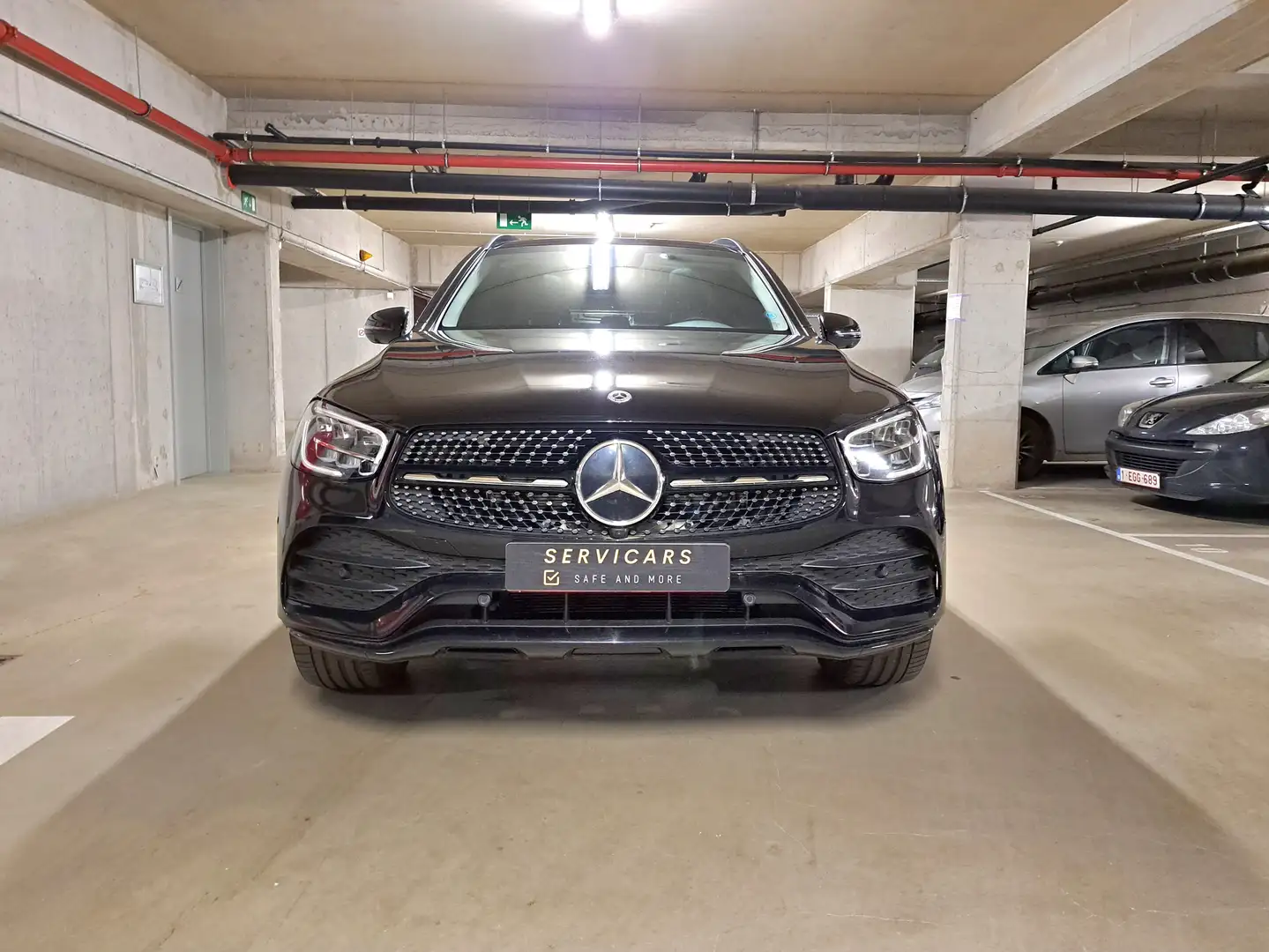 Mercedes-Benz GLC 300 4-Matic MHEV/Garantie/Pano/360° Noir - 2