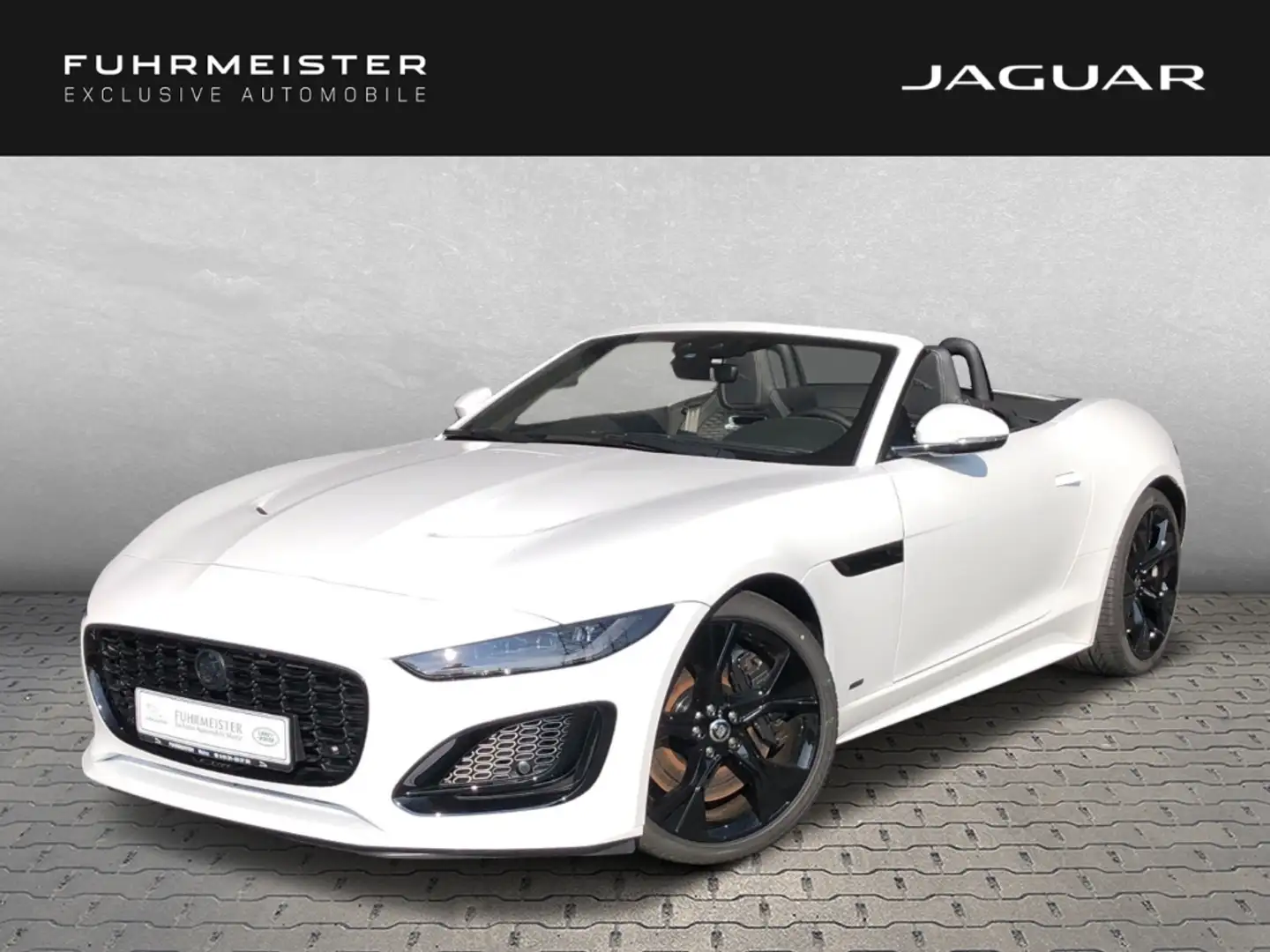 Jaguar F-Type Cabrio P450 RWD 75  PDC vo. und hi. Black Pack Weiß - 1
