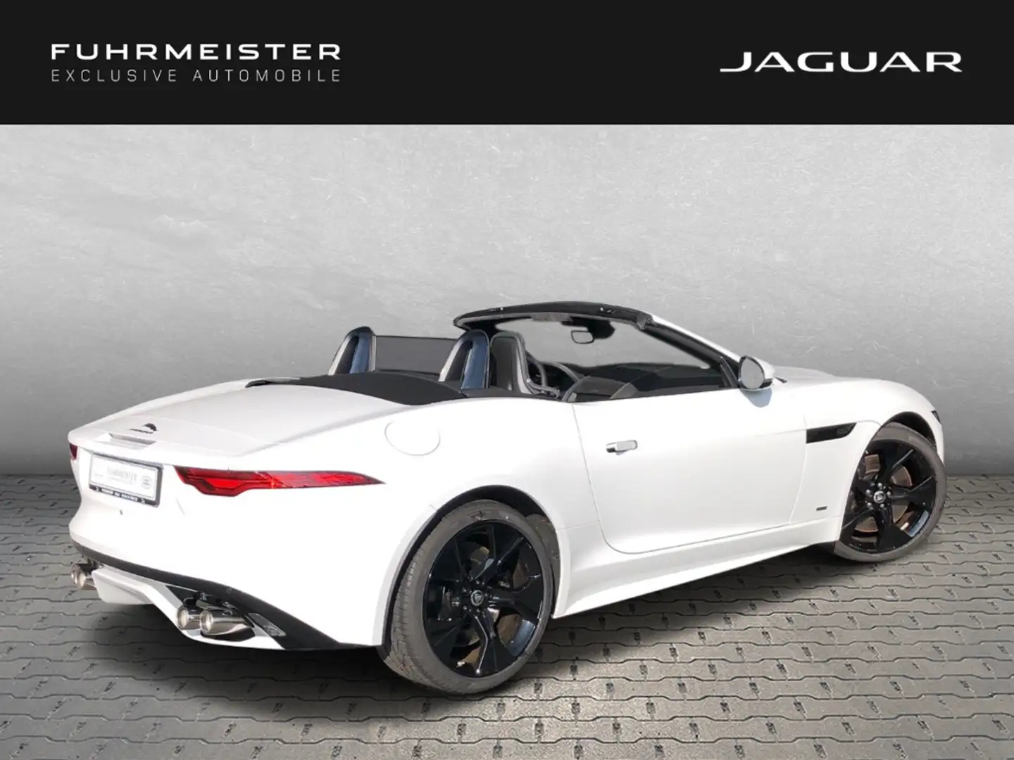 Jaguar F-Type Cabrio P450 RWD 75  PDC vo. und hi. Black Pack Weiß - 2