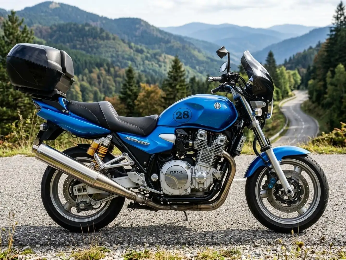 Yamaha XJR 1300 2009 Azul - 1