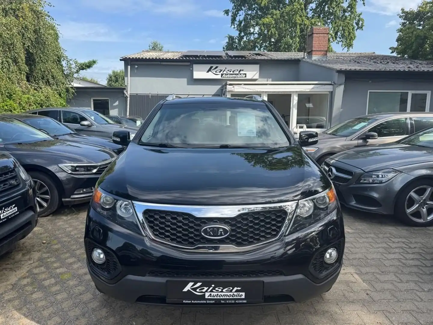 Kia Sorento Spirit 4WD-Leder-AHK-el.Sitze-PDC-Xenon Schwarz - 2