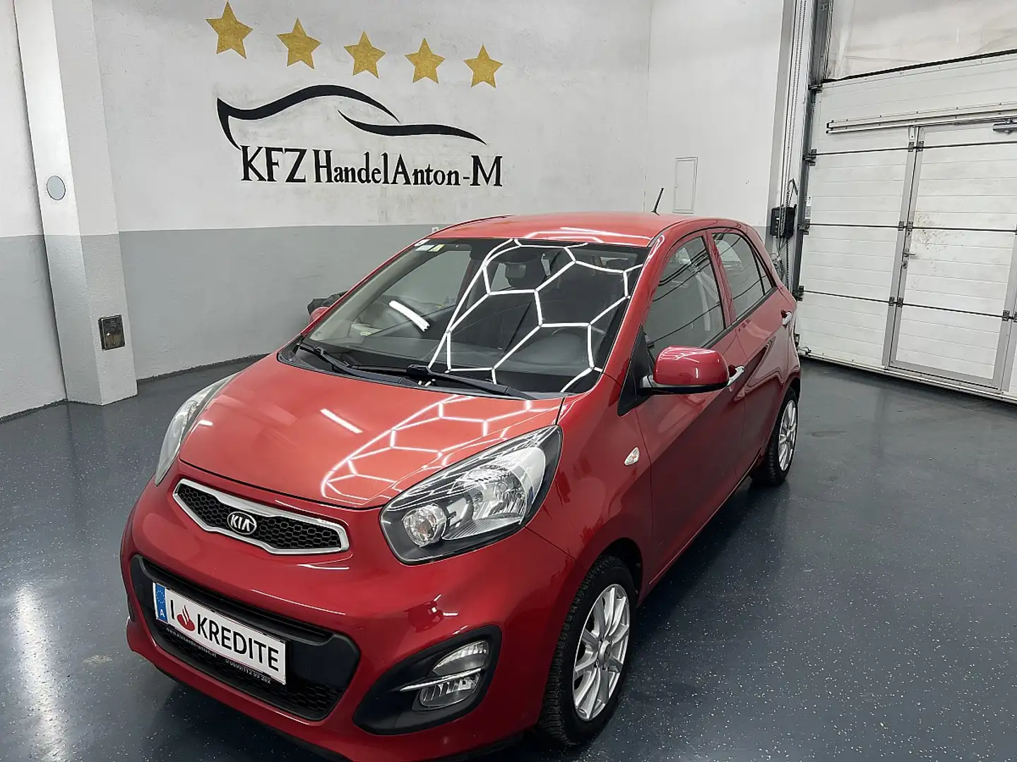 Kia Picanto 1,0 MPI Silber * SOFORT FINANZIERUNG & EINTAUSC... Rot - 1