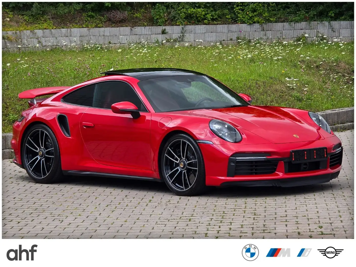 Porsche 992 911 Turbo S PDLS+PCCB+LIFT+SAGA+ACC+GSD+360° Rot - 2