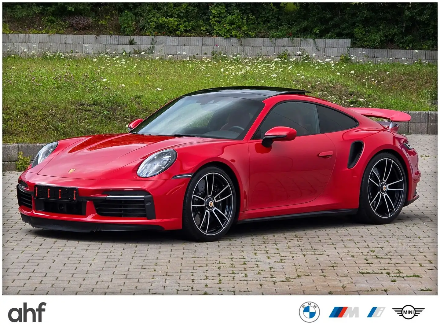 Porsche 992 911 Turbo S PDLS+PCCB+LIFT+SAGA+ACC+GSD+360° Rot - 1