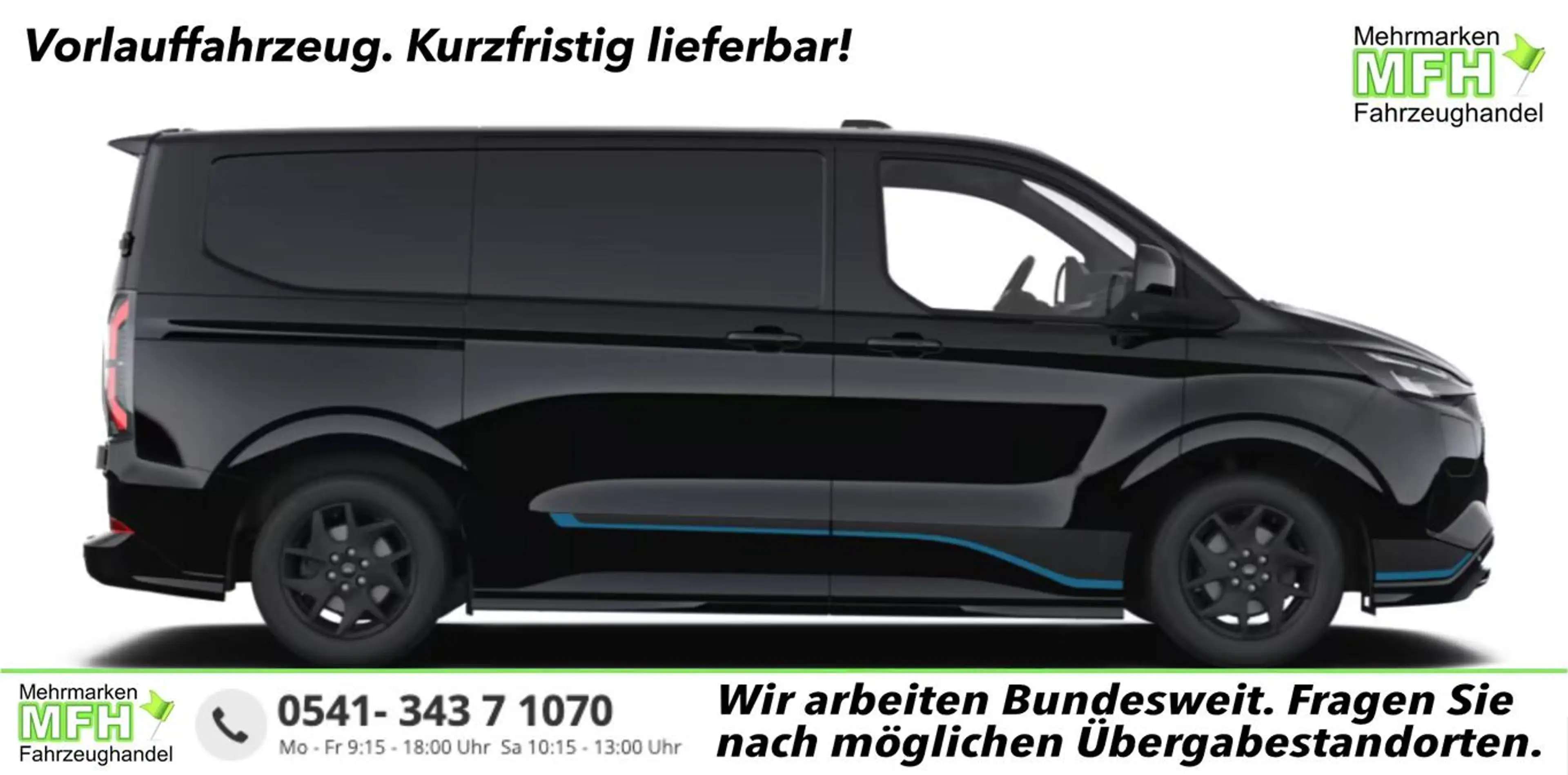 Ford E-Transit Custom Sport 71kWh L2 AHK ProPower ACC 160 kW (...