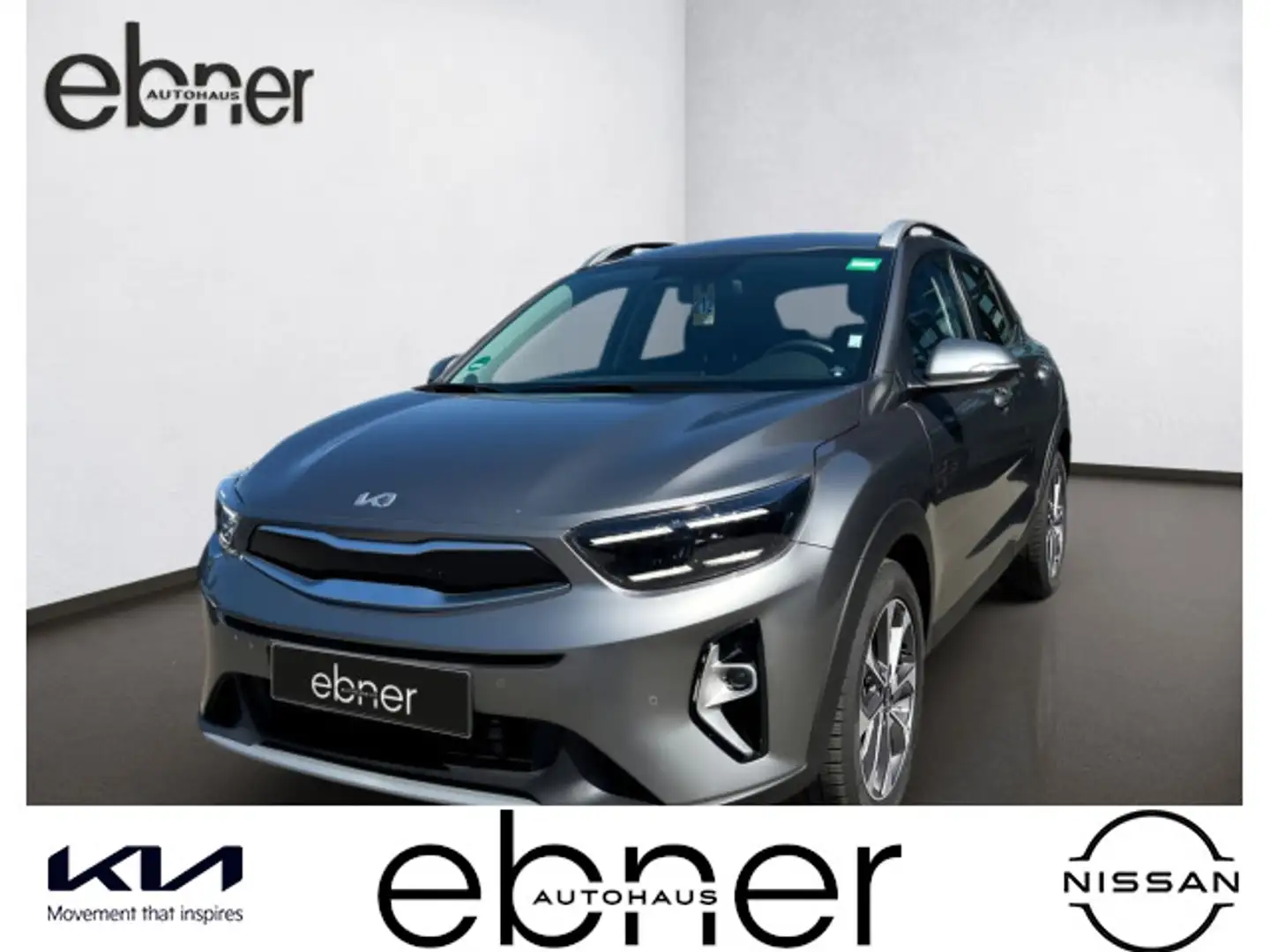 Kia Stonic 1.0 T-GDI Spirit | Navigation | Rückfahrk Grau - 1