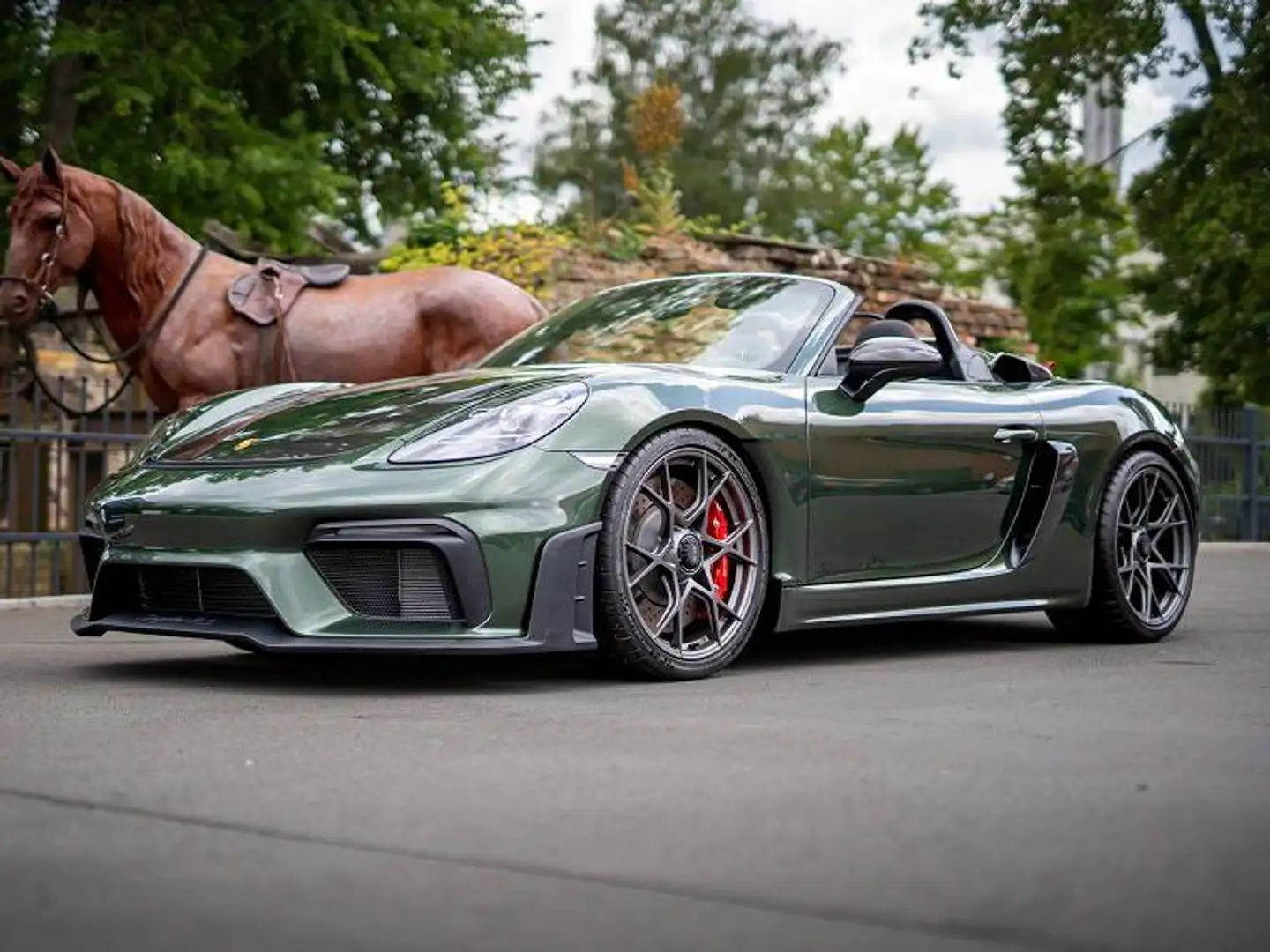 Porsche 718 Spyder 4.0 Spyder RS pdk Зелений - 1