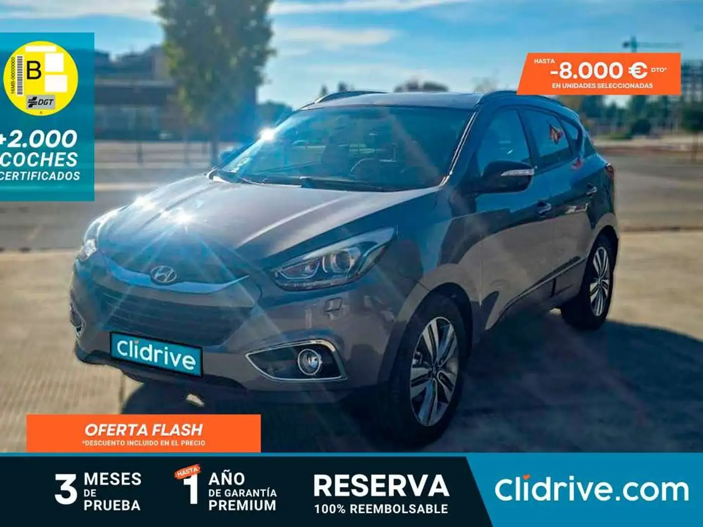 Hyundai iX35 1.7CRDI Go Nav 4x2 Gris - 1