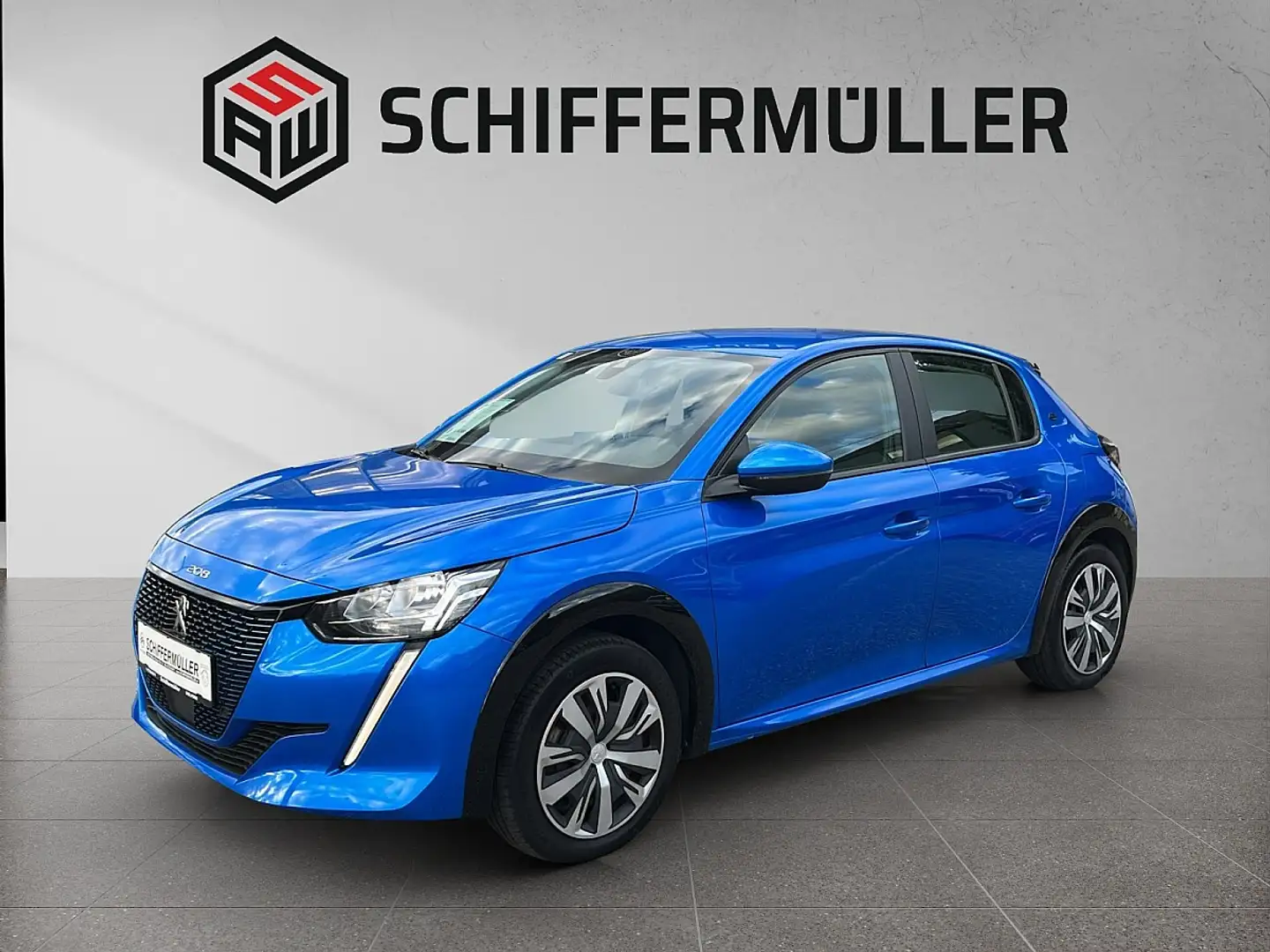 Peugeot e-208 Active Pack Blau - 1