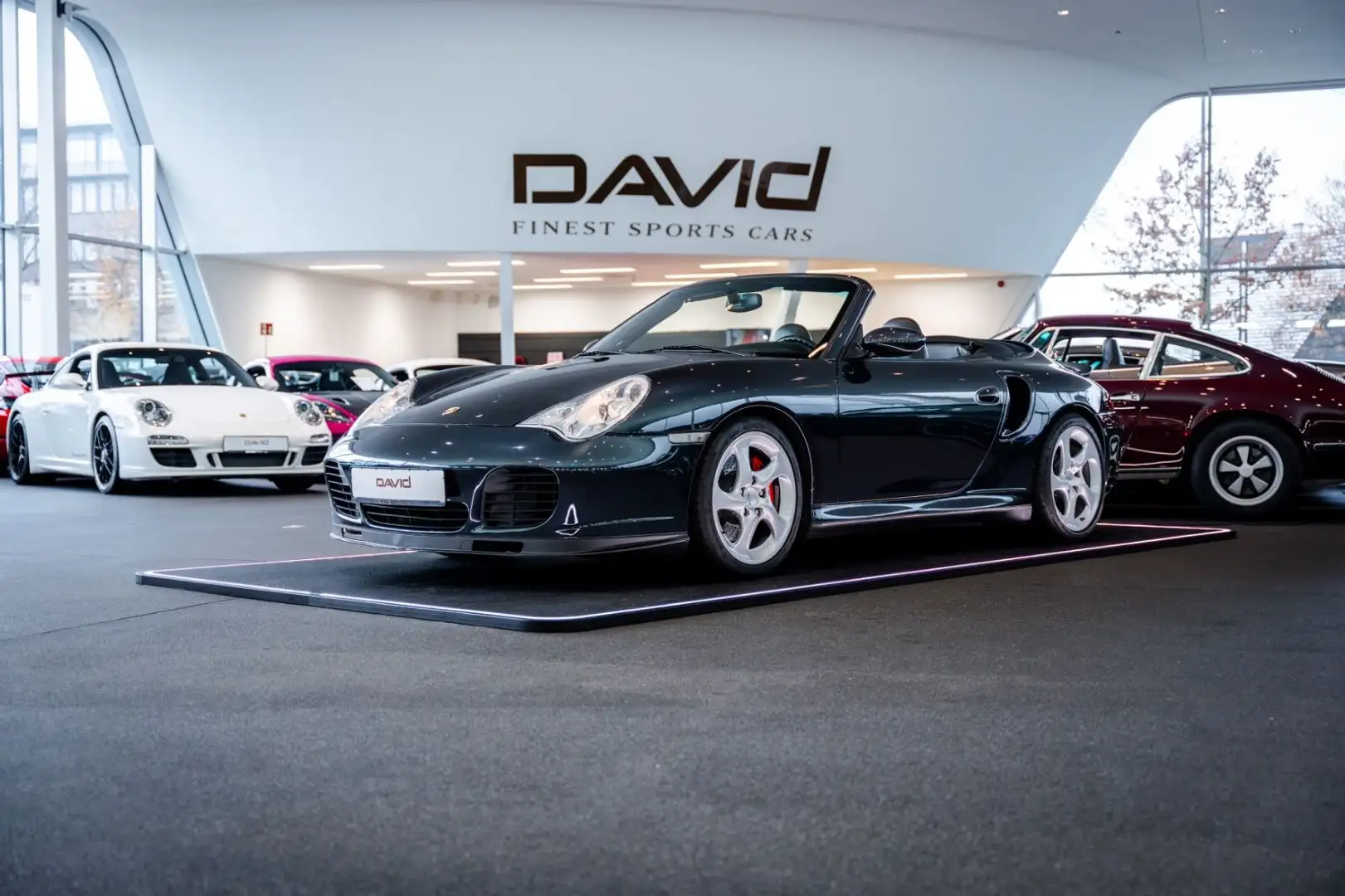 Porsche 996 Turbo Cabriolet *Unfallfrei*Deutsch*Bose* Gris - 2