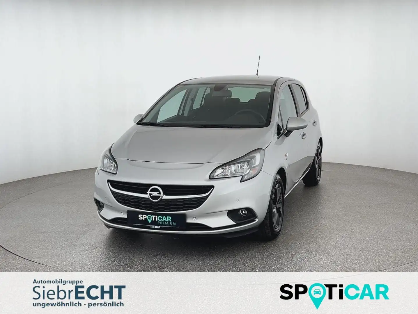Opel Corsa E 120 Jahre 1.4*LKH*SHZ*RFK*uvm Argent - 1