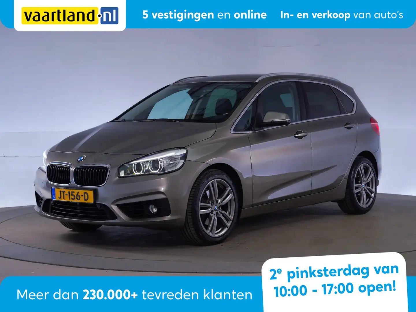 BMW 218 2-serie 218i High executive [ Leder cruise navi ] Grijs - 1