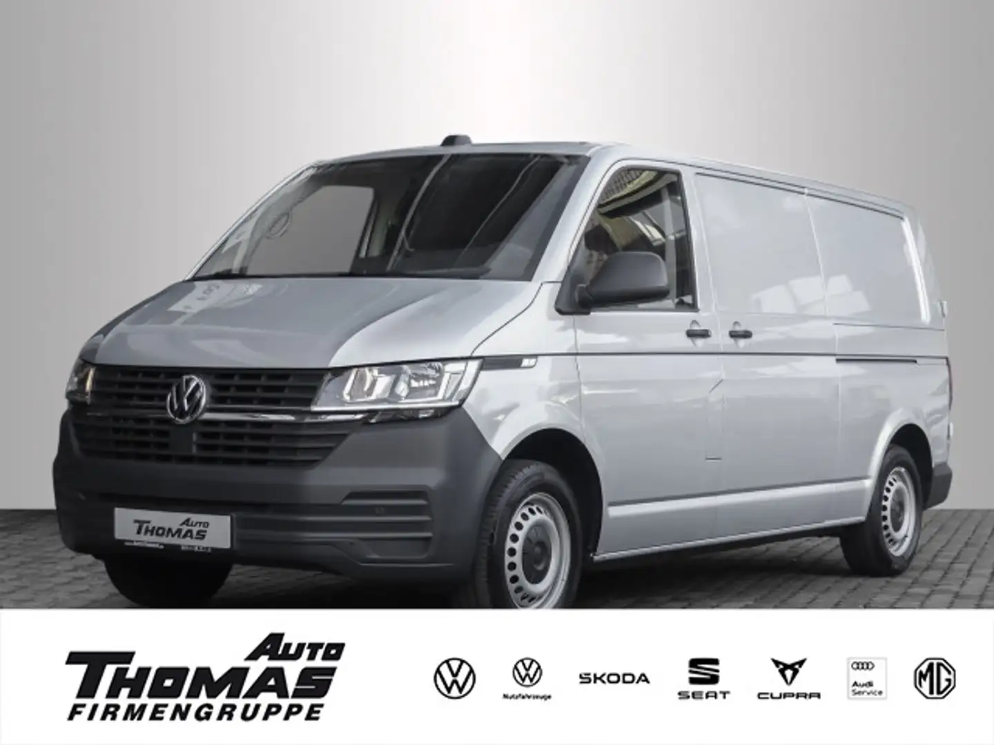 Volkswagen T6.1 Transporter Kasten lang 2.0 TDI PDC+SHZ+DAB Argent - 1