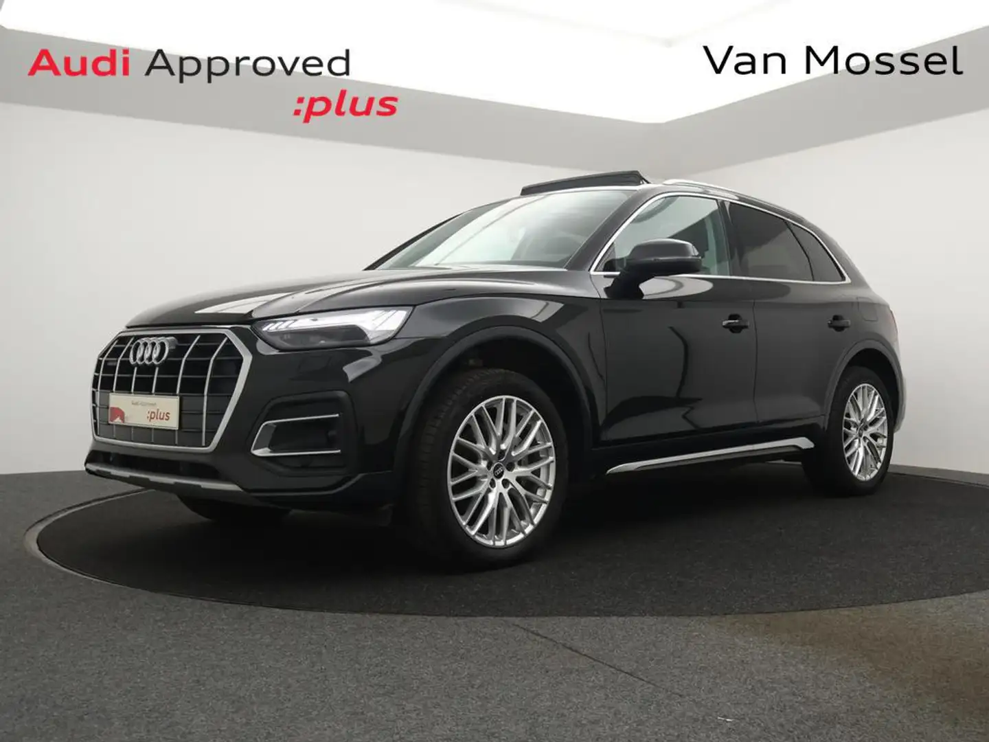 Audi Q5 PHEV Audi Q5 50TFSIe QUATTRO 299PK *AUTOMAAT*PANO DAK*SPORTSEATS*LEDER*NAVI*BLTH*APP CONNECT*... Noir - 1