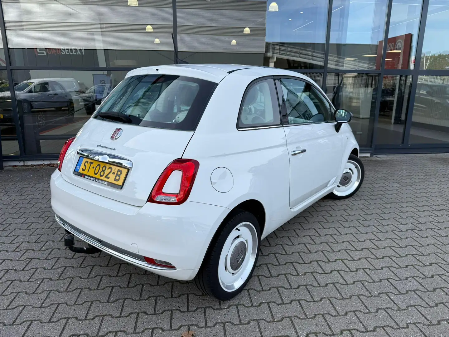 Fiat 500 0.9 TwinAir Turbo Anniversario *Trekhaak & Cruise* Wit - 2