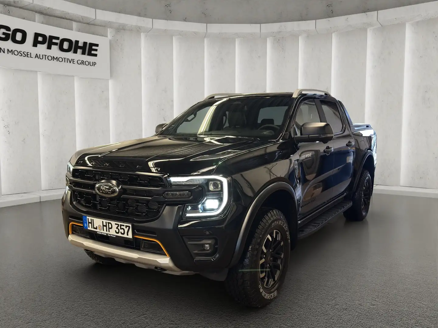 Ford Ranger Wildtrak X 2.0 EcoBlue 151kW DK e-4WD At Pick-Up. Schwarz - 1