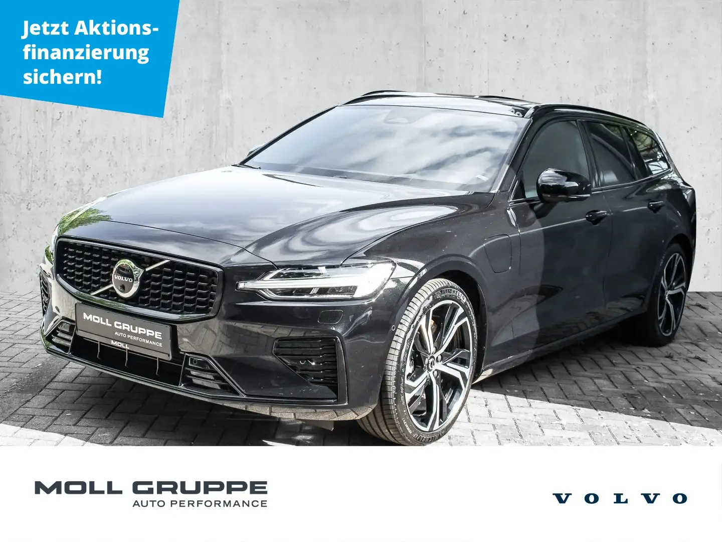 Volvo V60 T8 AWD Plug-in Hybrid Elektrisch/Benzin Plus Dark Schwarz - 1