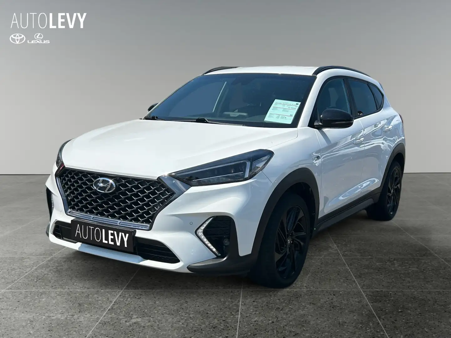 Hyundai TUCSON 1.6- N Line FLA SpurH LM KlimaA Teilled. Bílá - 2