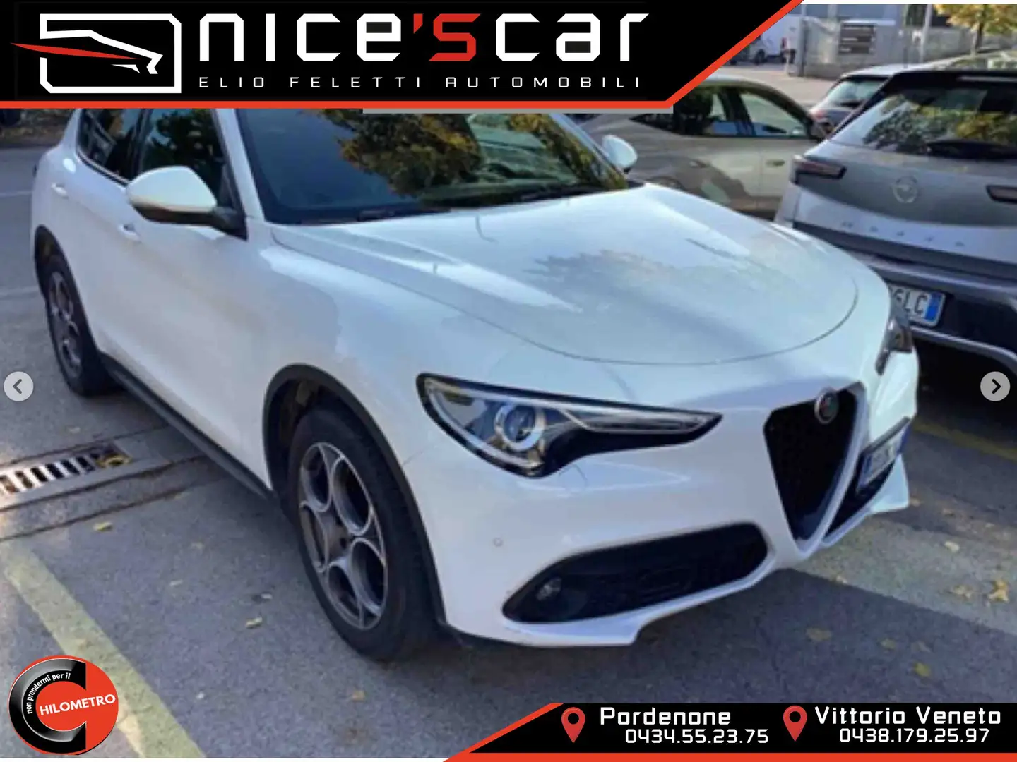 Alfa Romeo Stelvio Stelvio 2.2 Turbodiesel 160 CV AT8 RWD Sprint Blanc - 1