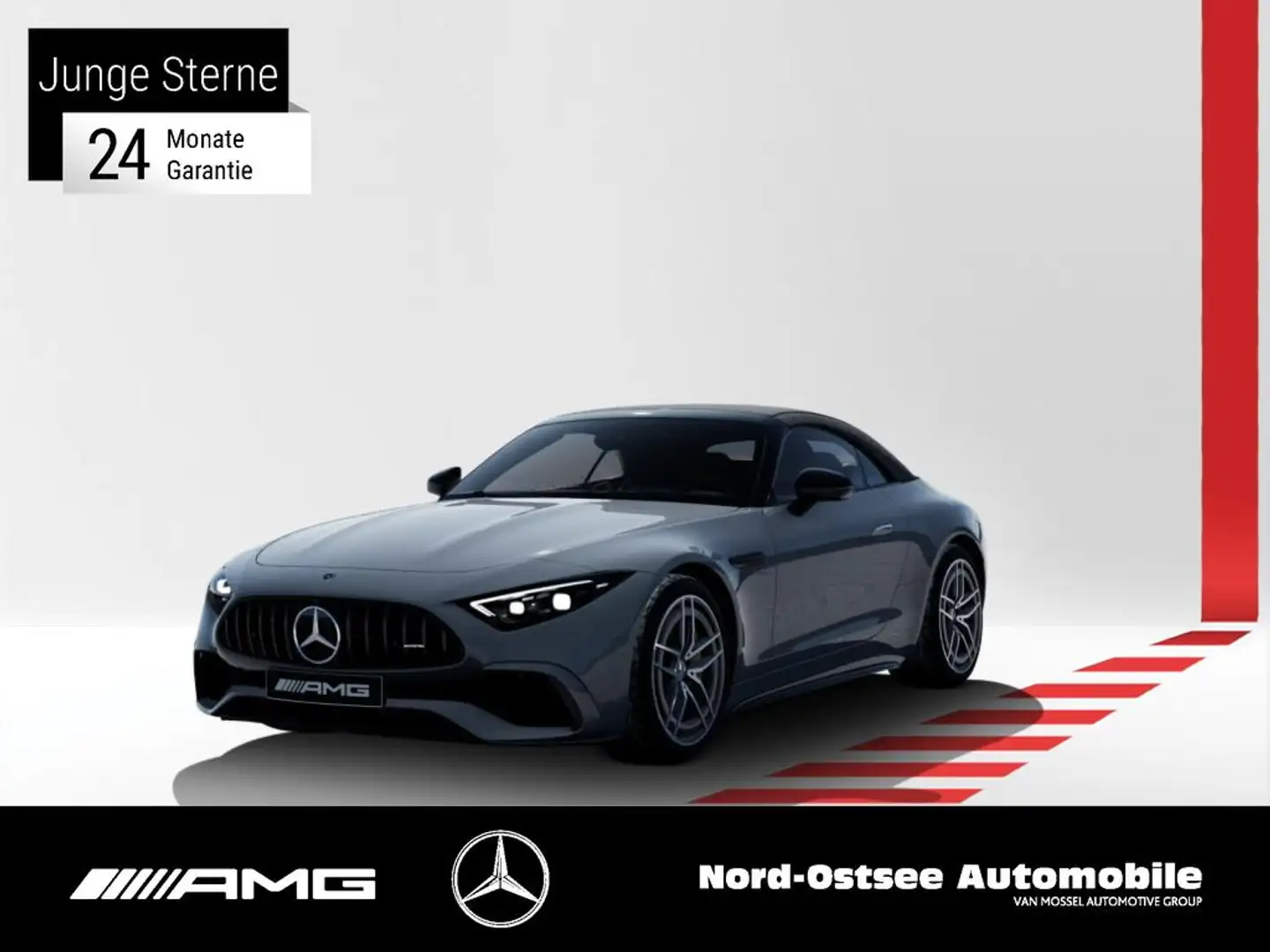 Mercedes-Benz SL 43 AMG SHZ BURMESTER KEYLESS-GO Gris - 1
