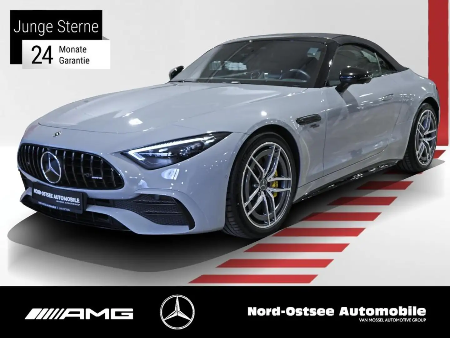 Mercedes-Benz SL 43 AMG SHZ BURMESTER KEYLESS-GO Gri - 1