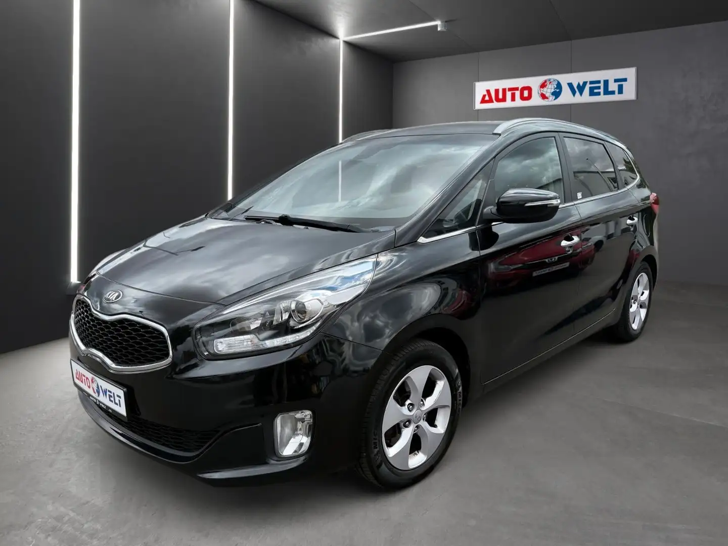 Kia Carens 1.6 GDI 7-Sitzer Klimaaut. Nav AHK R-Cam Schwarz - 1