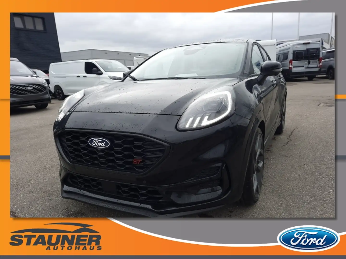 Ford Puma ST 1.0l EcoBoost MHEV Heckklappe elektrisch Schwarz - 1