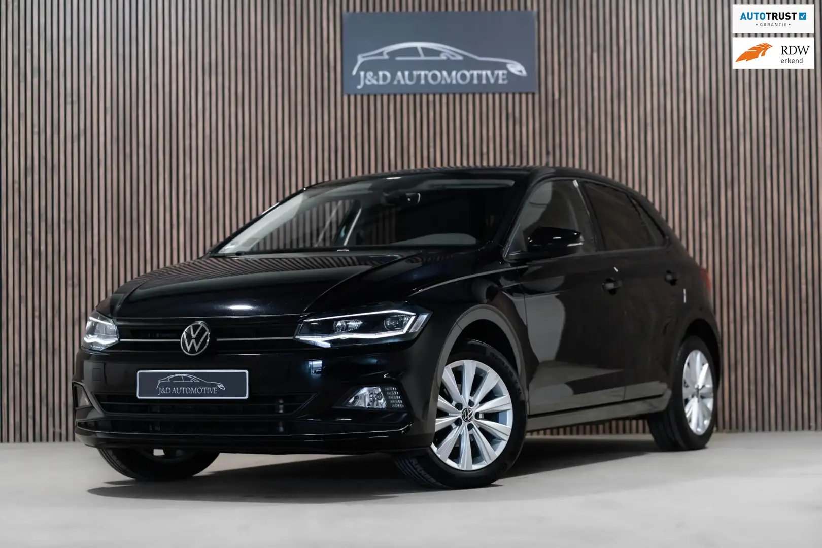 Volkswagen Polo 1.0 TSI Highline 2021 DSG CRUISE CLIMA BLUETOOTH P Zwart - 1