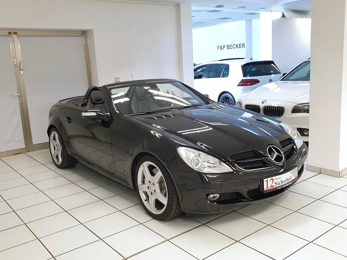 Mercedes-Benz SLK 350 7G-TRONIC Roadster Automatik Leder Navi BiXenon Noir - 2