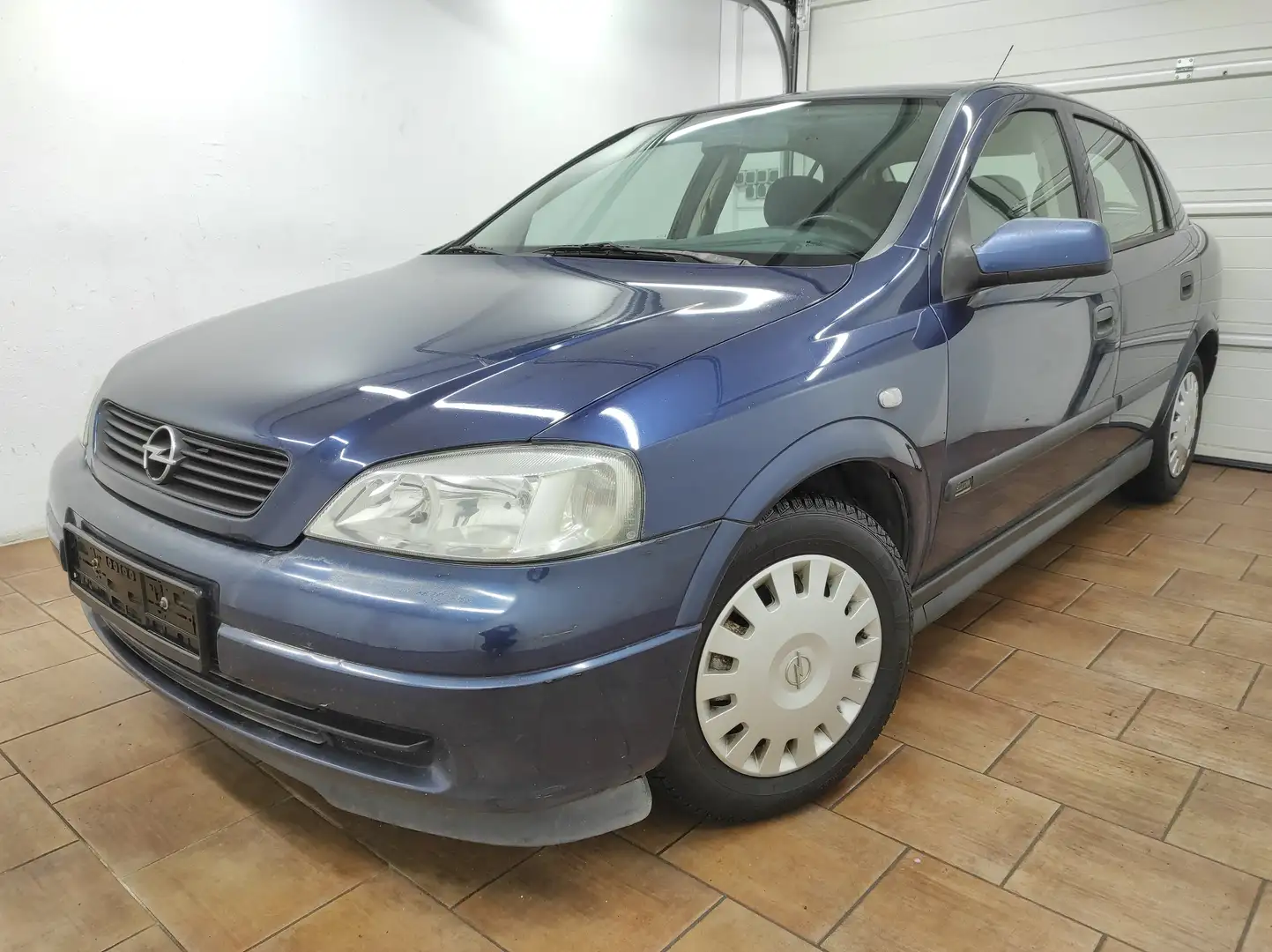Opel Astra G 1.6 *TÜV NEU* KLIMA SERVO ABS M+S SELECTION Niebieski - 2