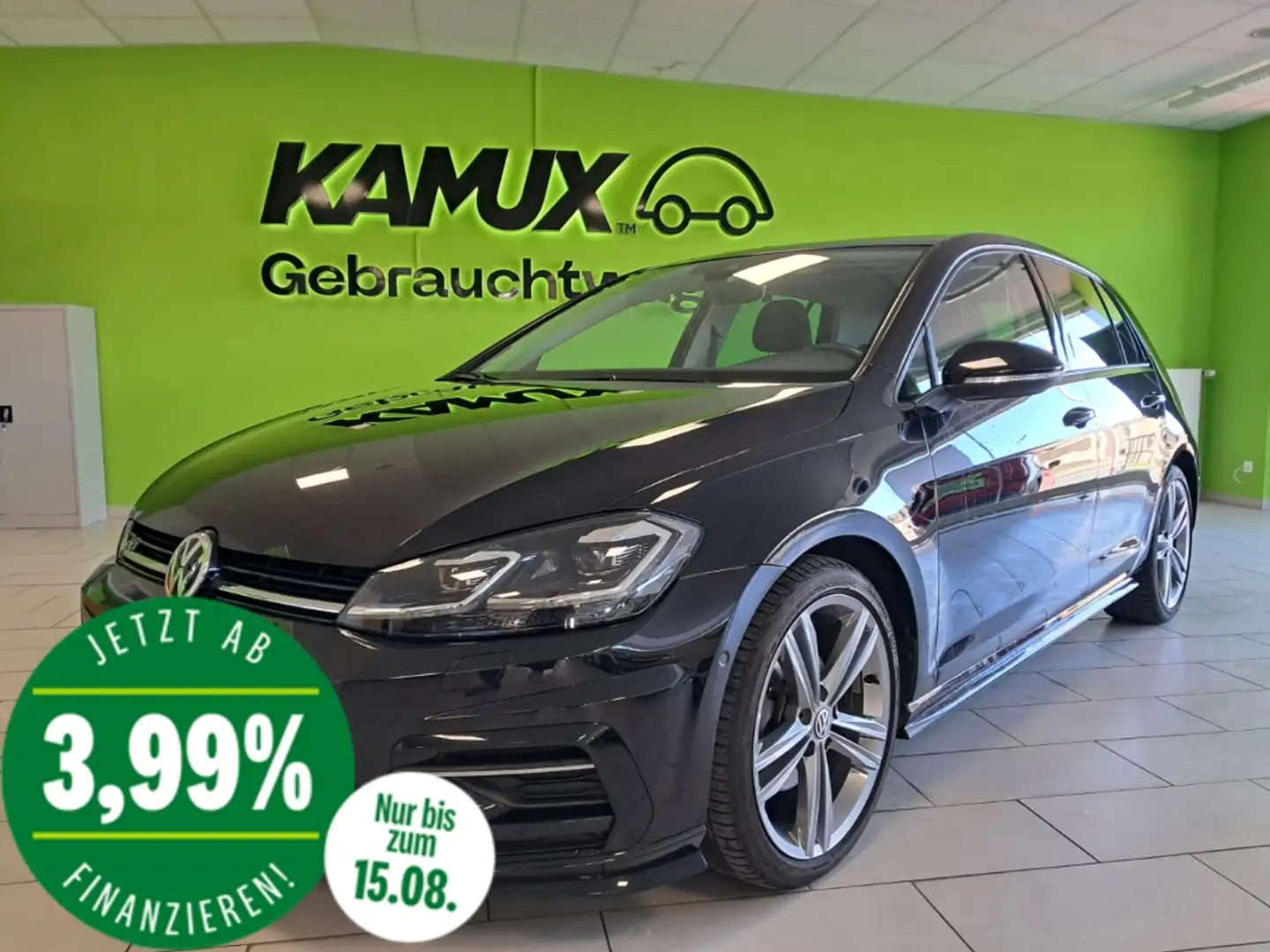 Volkswagen Golf VII 1.5TSI Limo DSG IQ.DRIVE+LED+NAVI+PANO Zwart - 1