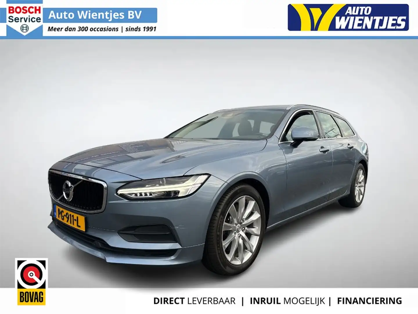 Volvo V90 2.0 T5 AUT Geartronic | Momentum | Leer | Navi Blauw - 1