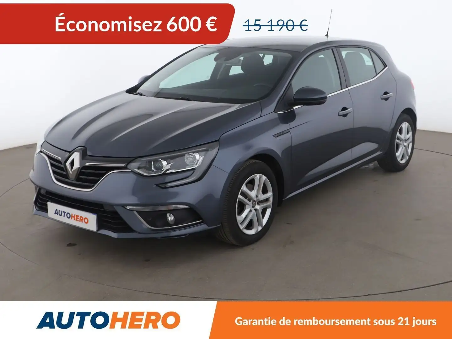 Renault Megane 1.3 TCe Business Gris - 1