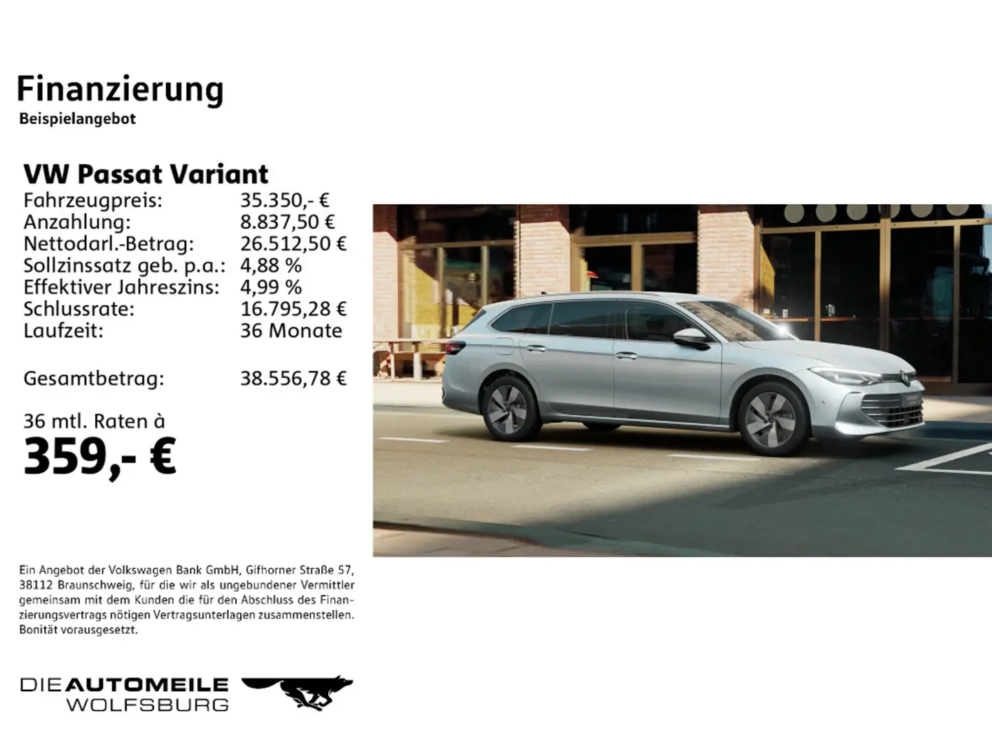 Volkswagen Passat Variant 1.5 eTSI Hybrid DSG Business neue Silber - 2