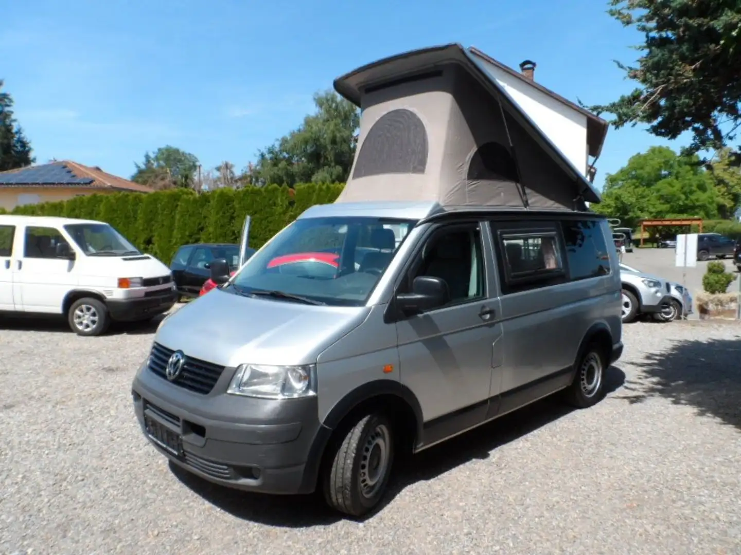 Volkswagen T5 Transporter Kombi mit Aufstelldach Silber - 2