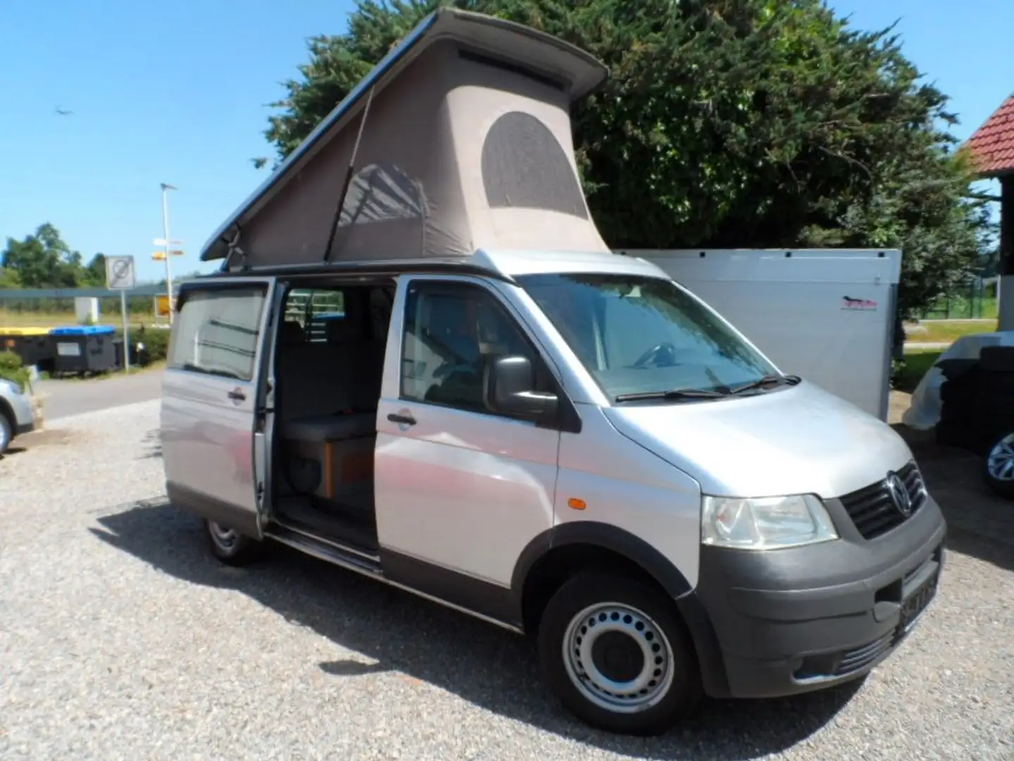 Volkswagen T5 Transporter Kombi mit Aufstelldach Silber - 1