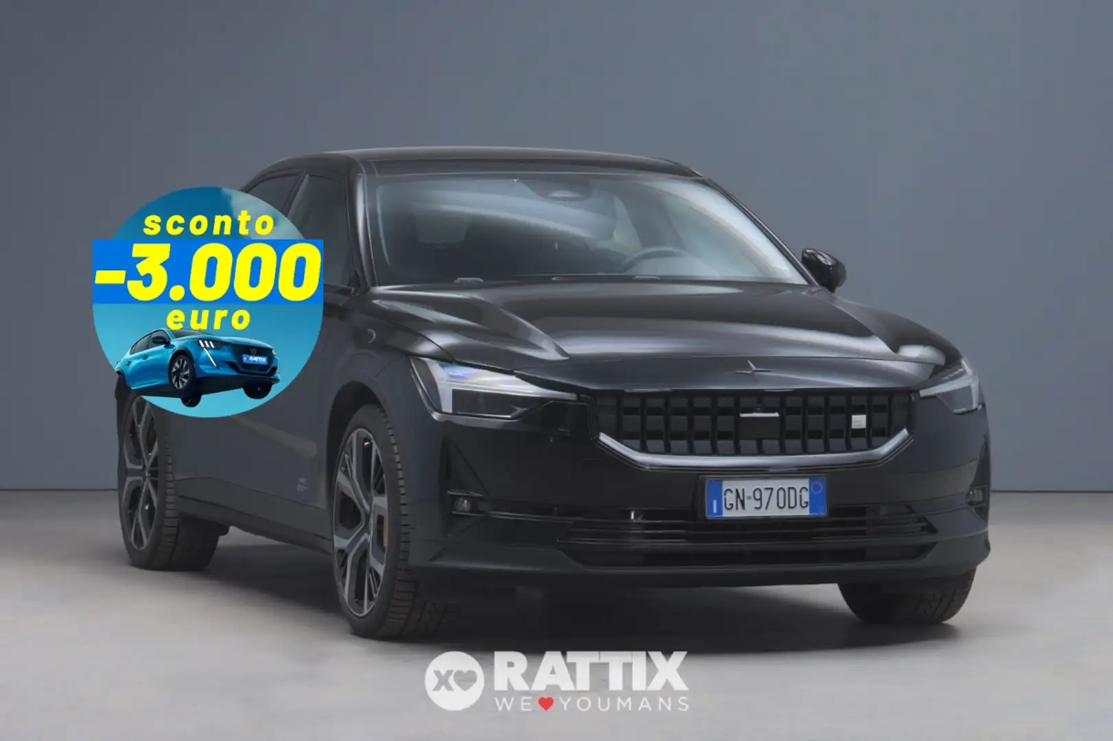 Polestar 2 motore elettrico 79kWh Long Range Dual Motor Perf Nero - 1