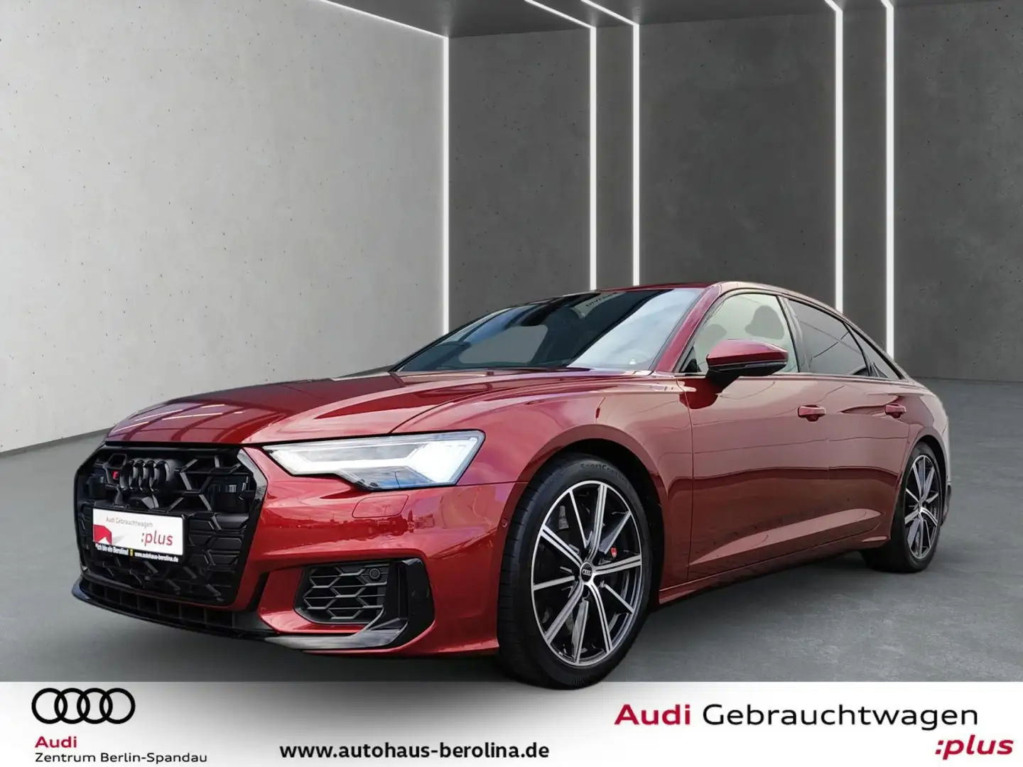 Audi S6 S6 Lim. *HD-MATRIX*HuD*B&O*LUFT*Assist+* Rot - 2