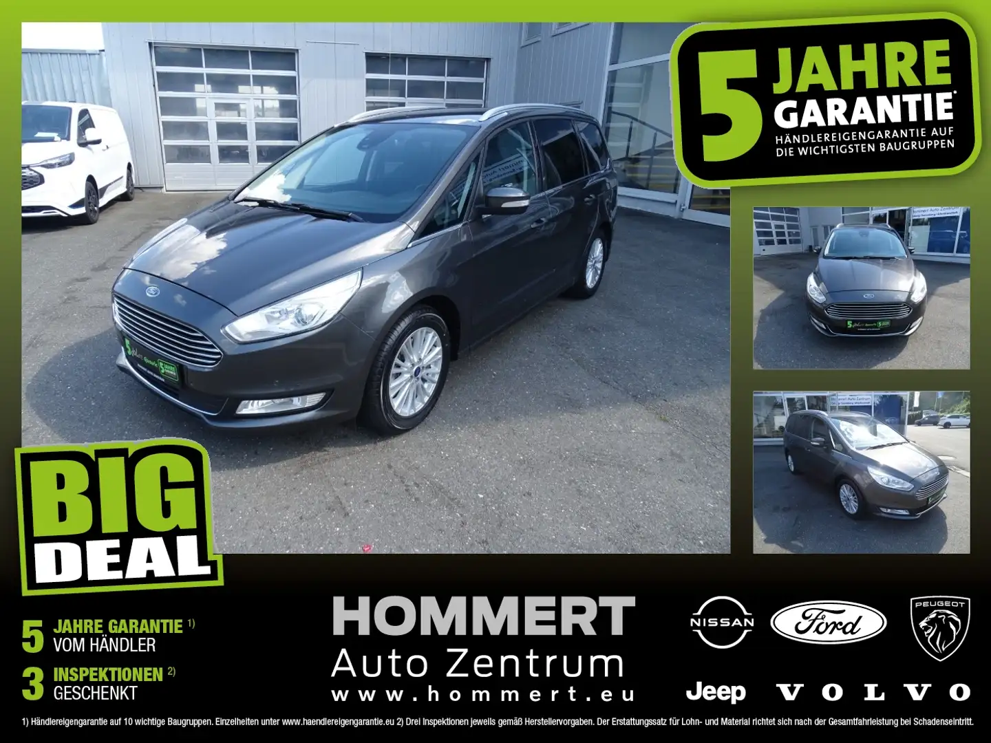 Ford Galaxy 2.0 EcoBlue Titanium AHK Navi Grau - 1