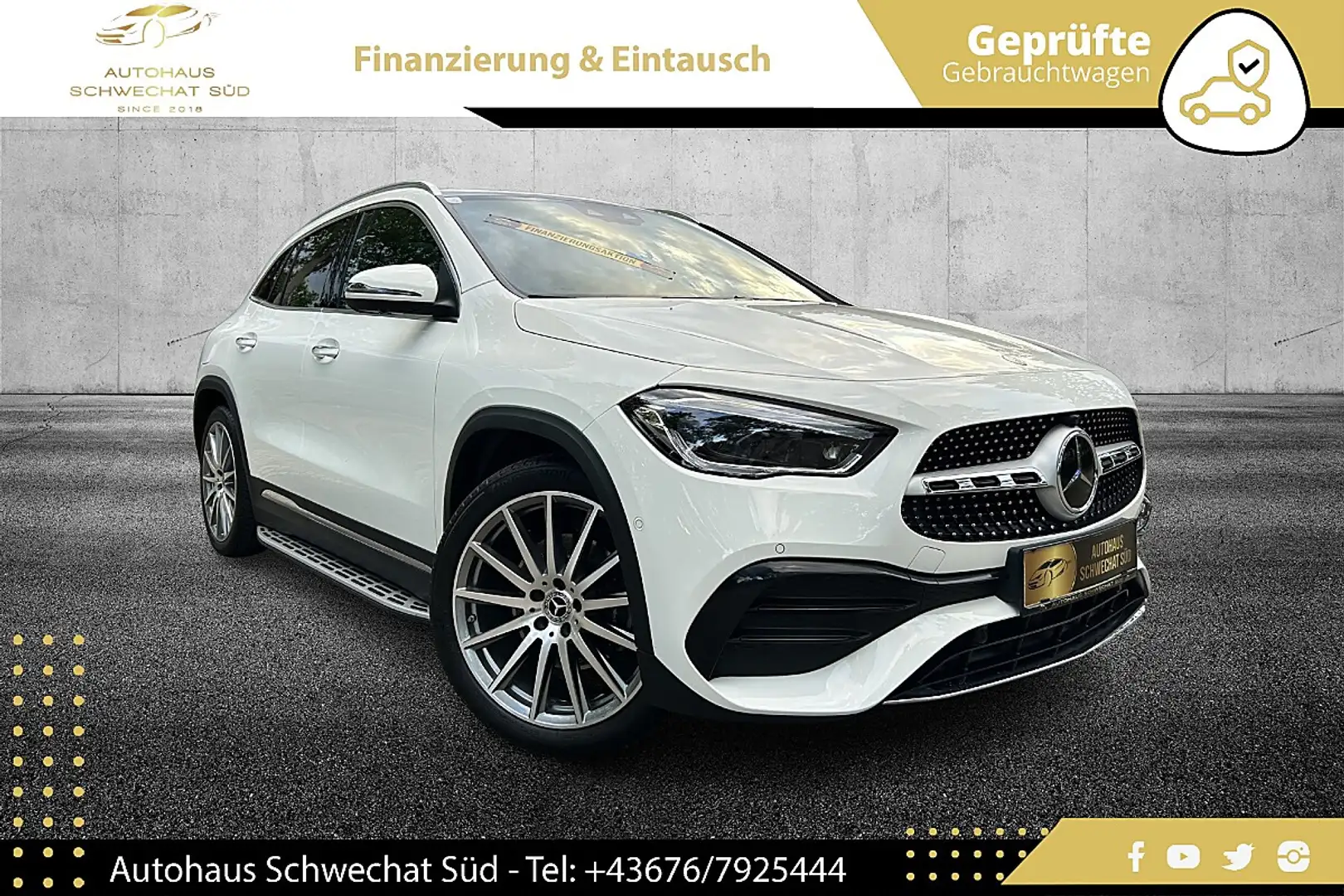 Mercedes-Benz GLA 250 e PHEV Aut. // AMG-PAKET // PANO // AHK // 360G... Weiß - 1