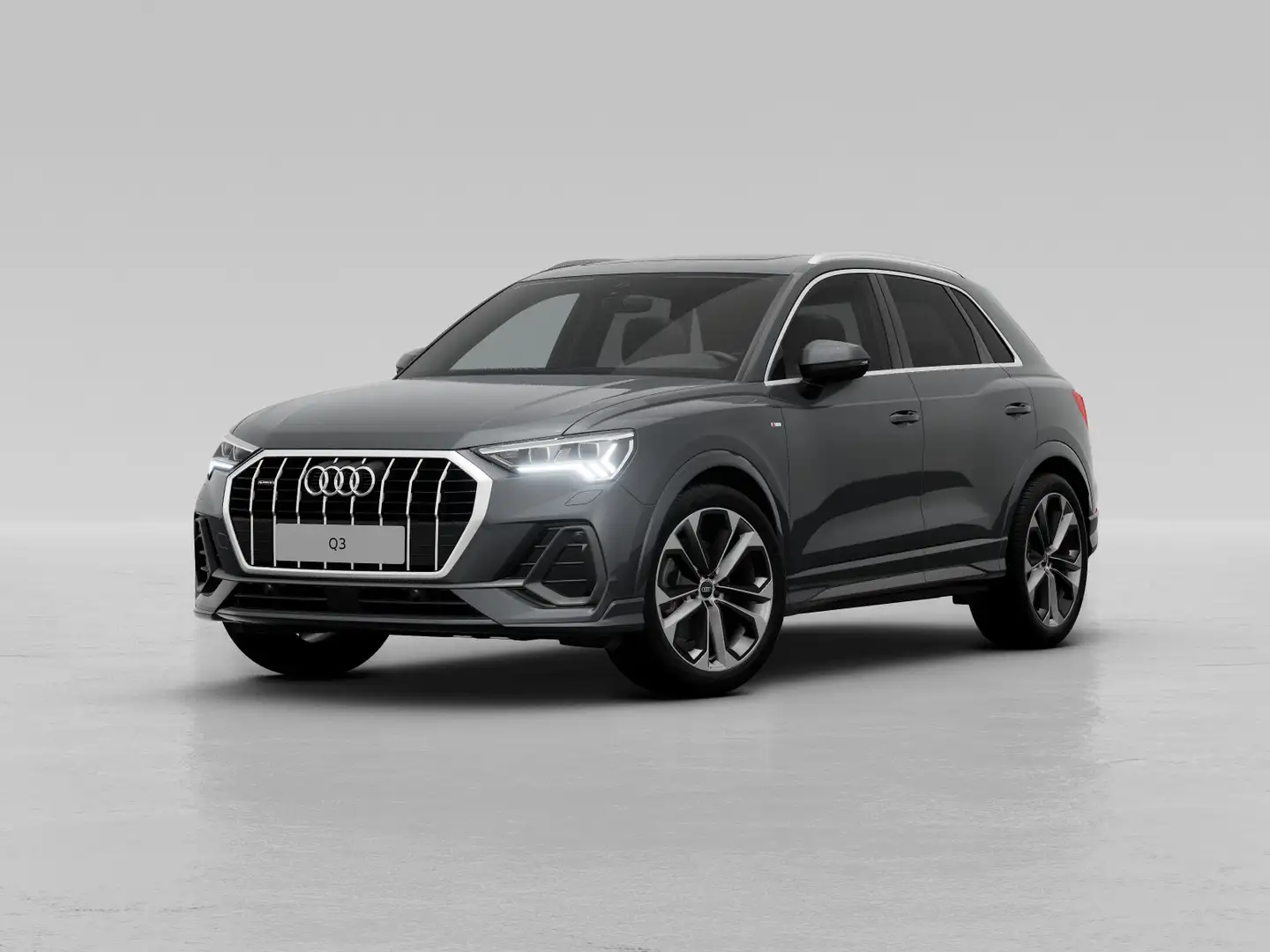 Audi Q3 45 TFSI qu. *2x S line*PANO*AHK*MATRIX*8fach* Grau - 2