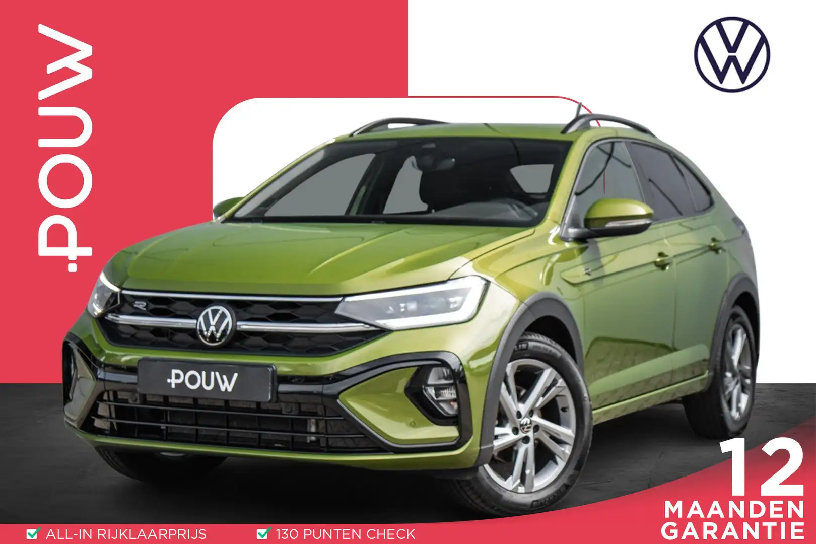 Volkswagen Taigo 1.0 TSI 115pk R-Line Business | Adaptive Cruise | Groen - 1