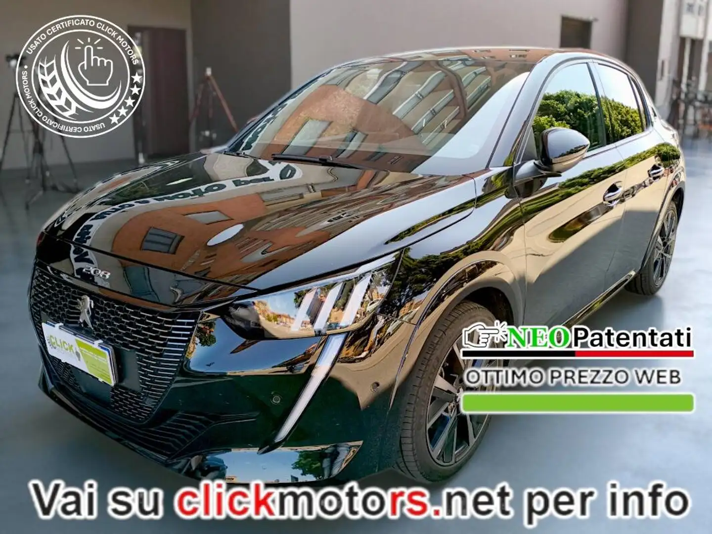 Peugeot 208 208 II 2022 1.2 puretech Active Pack s&s 100cv Nero - 1