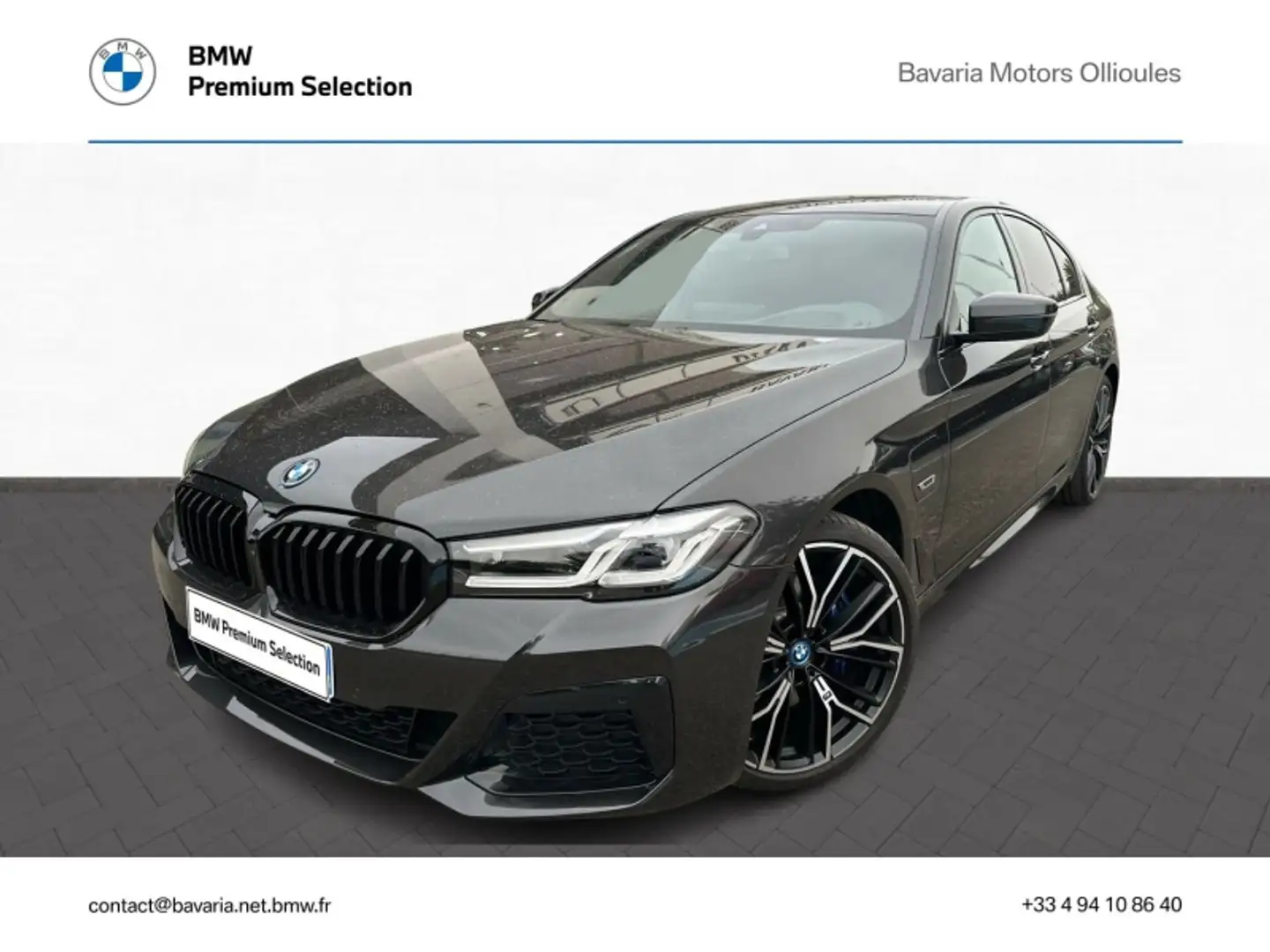 BMW 530 530eA 292ch M Sport Steptronic Noir - 1