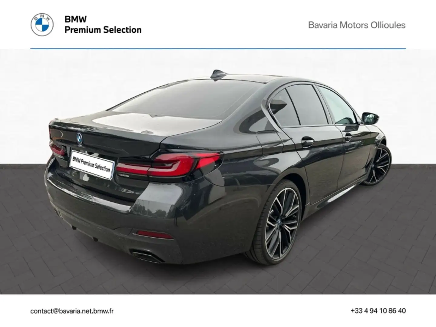 BMW 530 530eA 292ch M Sport Steptronic Noir - 2