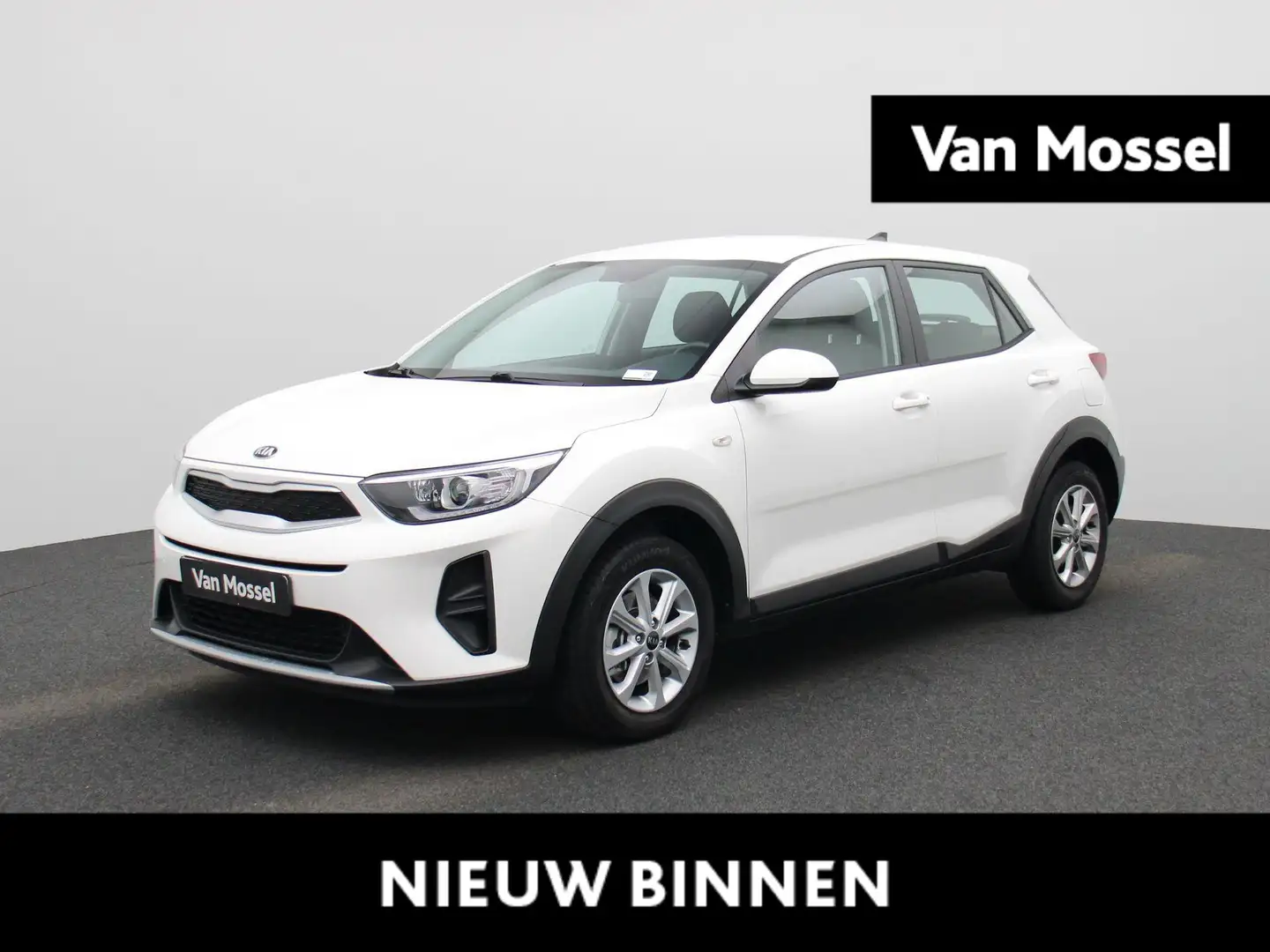 Kia Stonic 1.2 Easy ISG | LMV | Parkeer sensoren | Navigatie Wit - 1