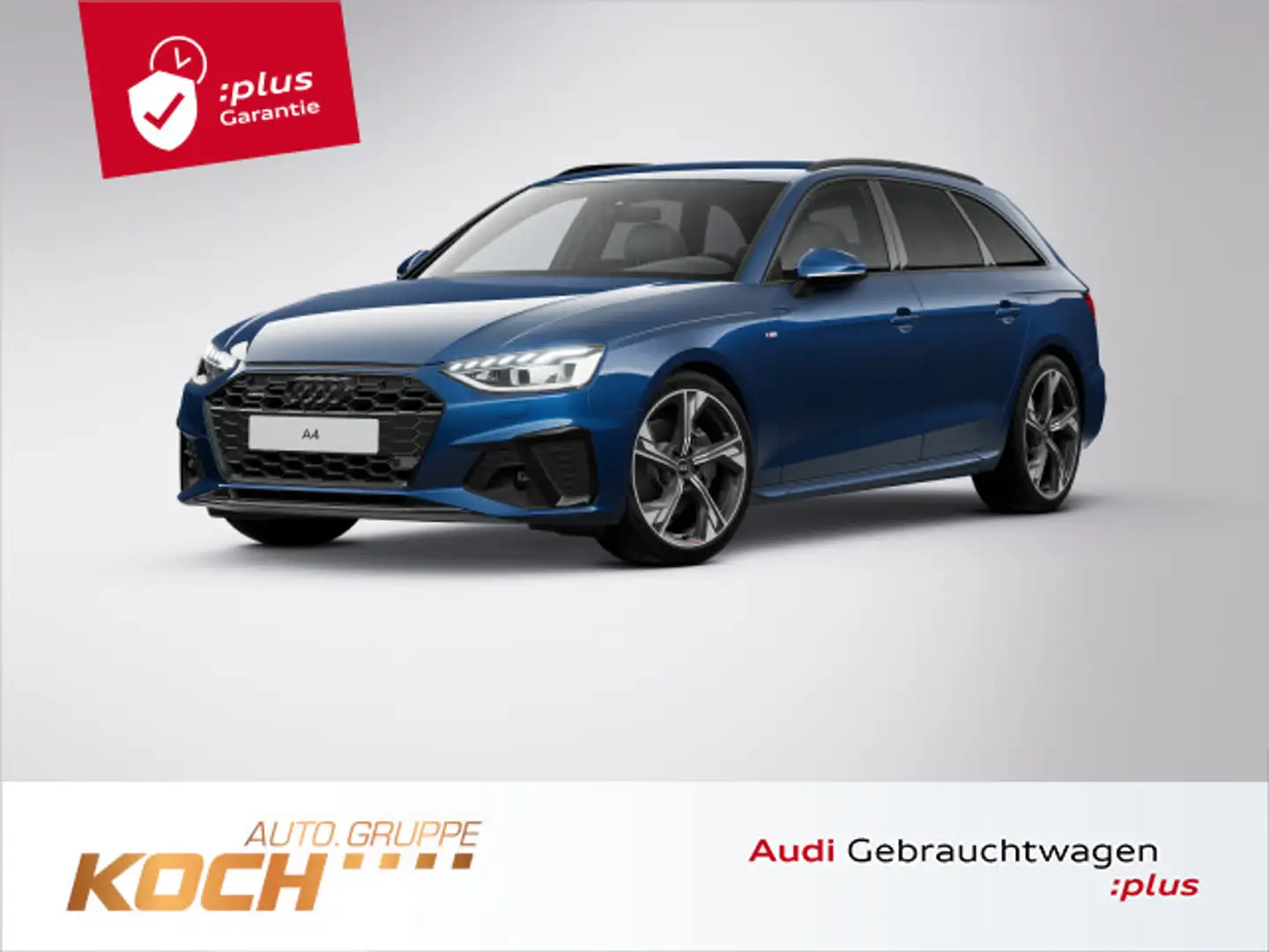 Audi A4 40 TDI q. S-Tronic S-Line 2x, MAtrix, A Blauw - 1